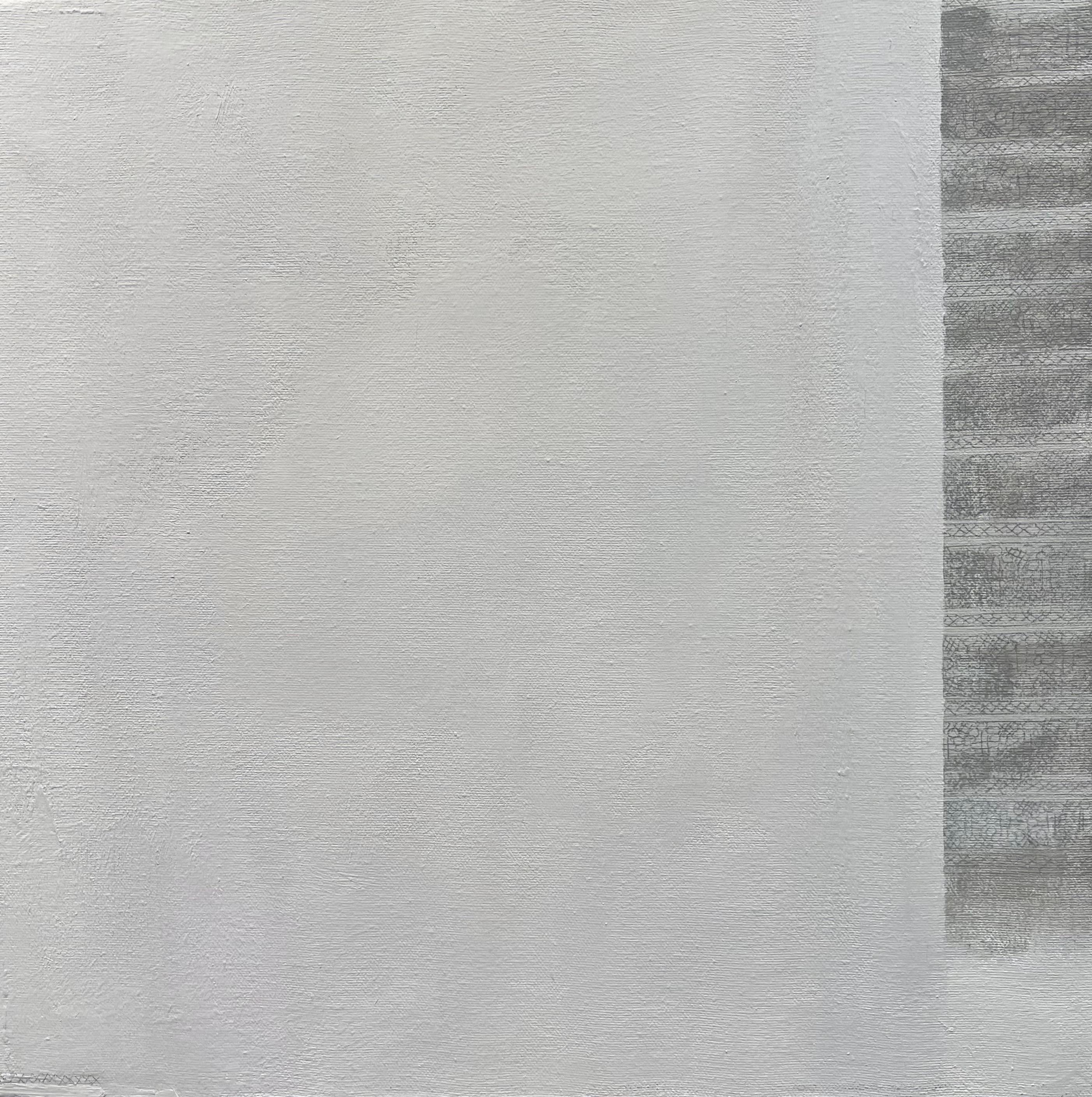 C'è di più nel grigio  - 16 "x16" - Pittura astratta, Moderna, Contemporanea, Grigio - Art di Andrea Stajan-Ferkul