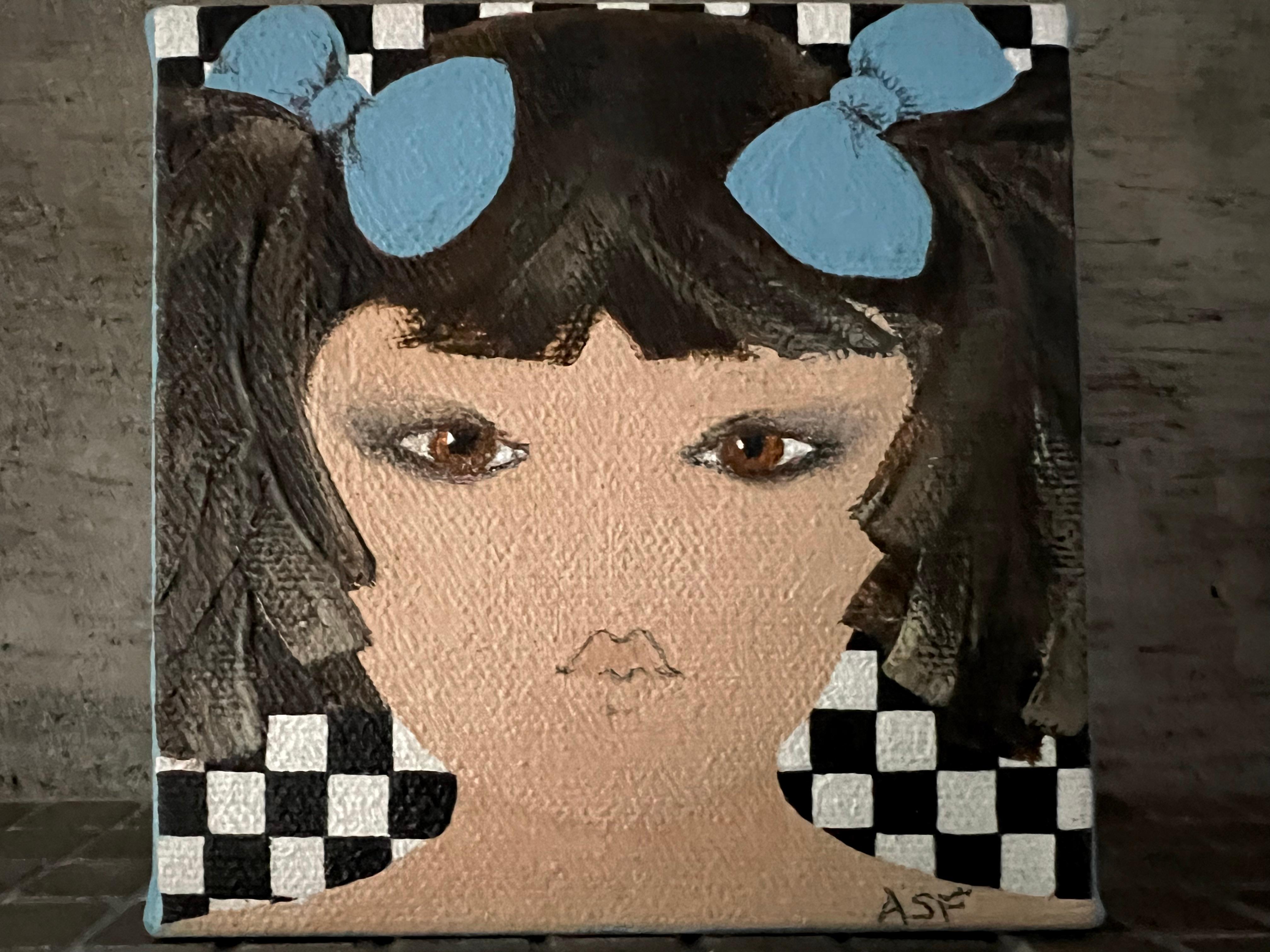 Niña de ojos marrones - 4 