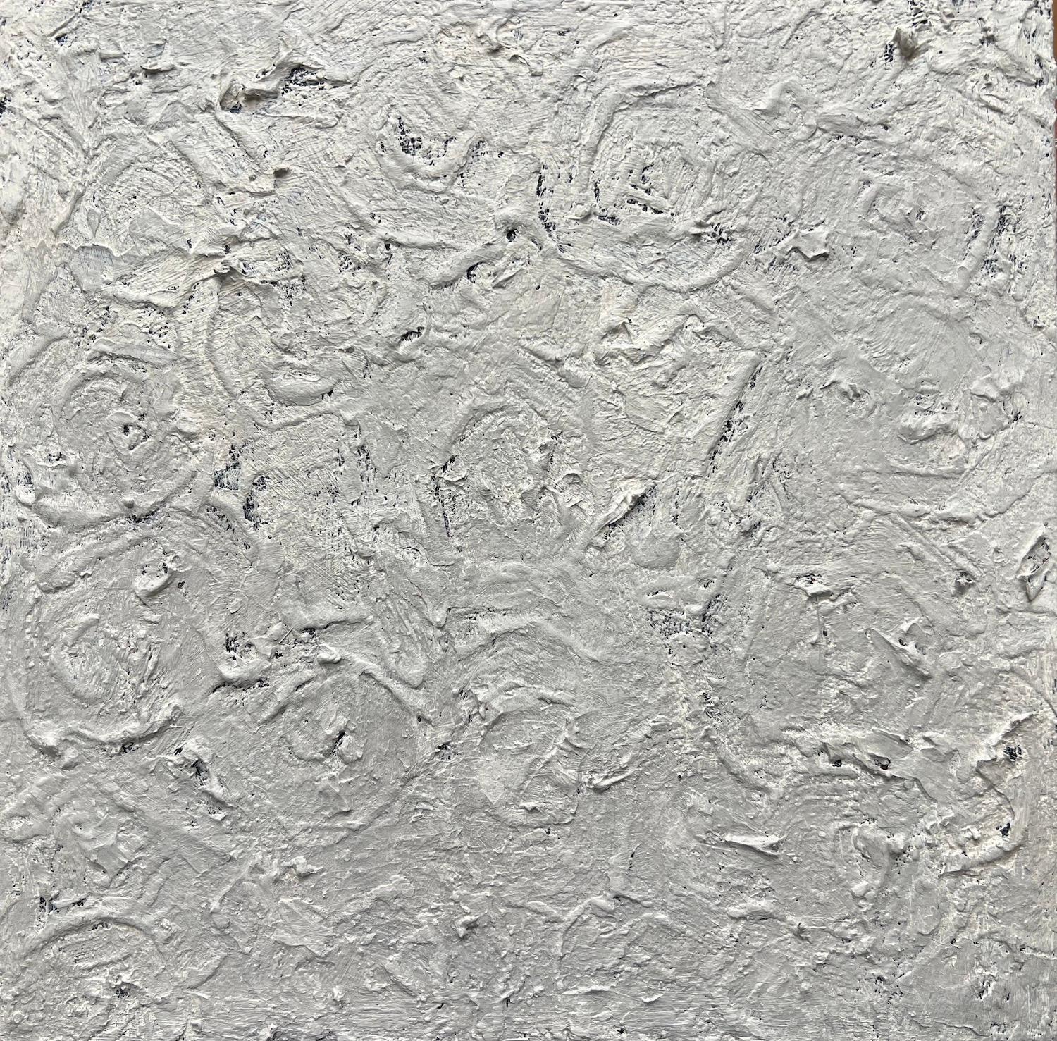 Grey Gardens 1 - (Contemporary, Textured, Minimal Abstract Painting) For Sale 1