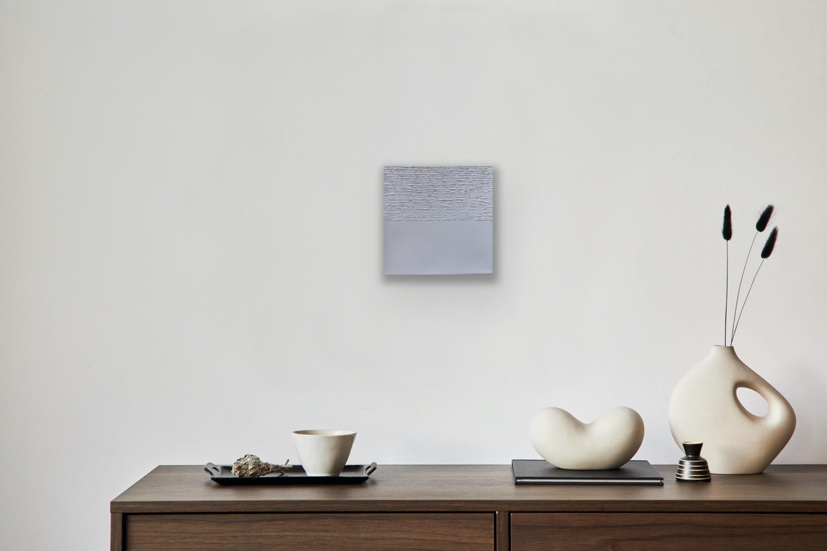 Just Blue - Pittura astratta minimale su tela 