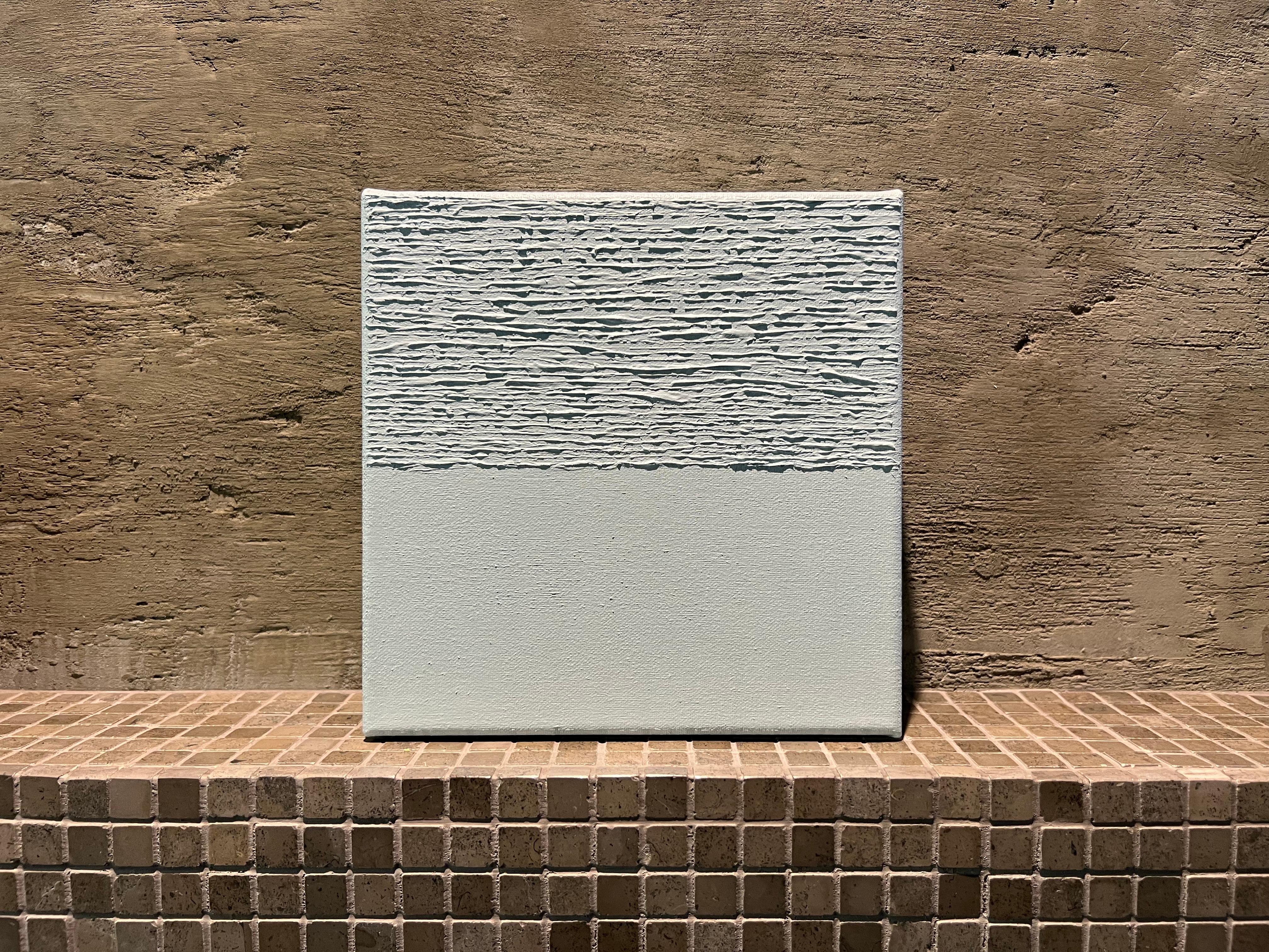 Just Blue - Pittura astratta minimale su tela 