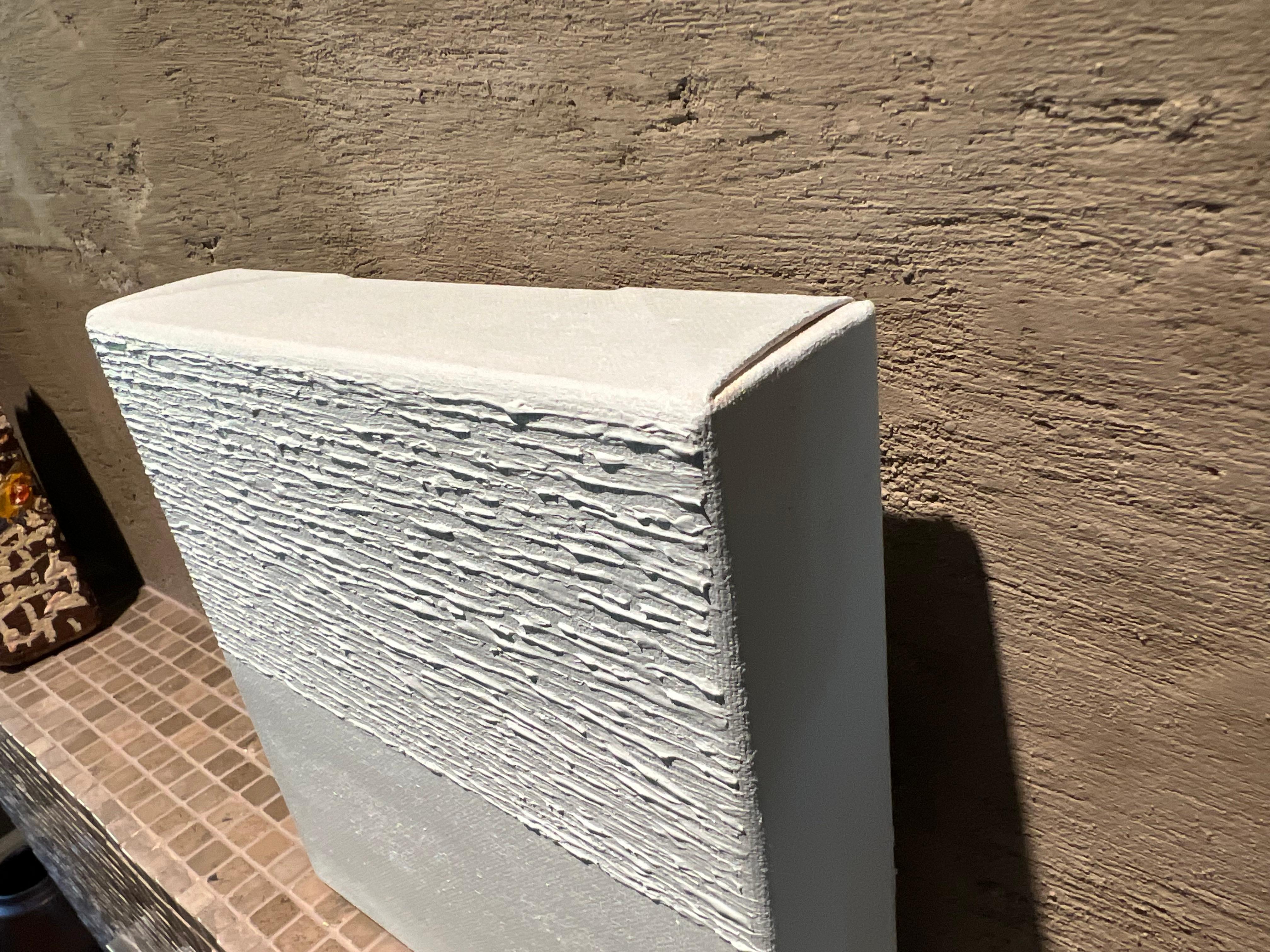 Just Blue - Pittura astratta minimale su tela 