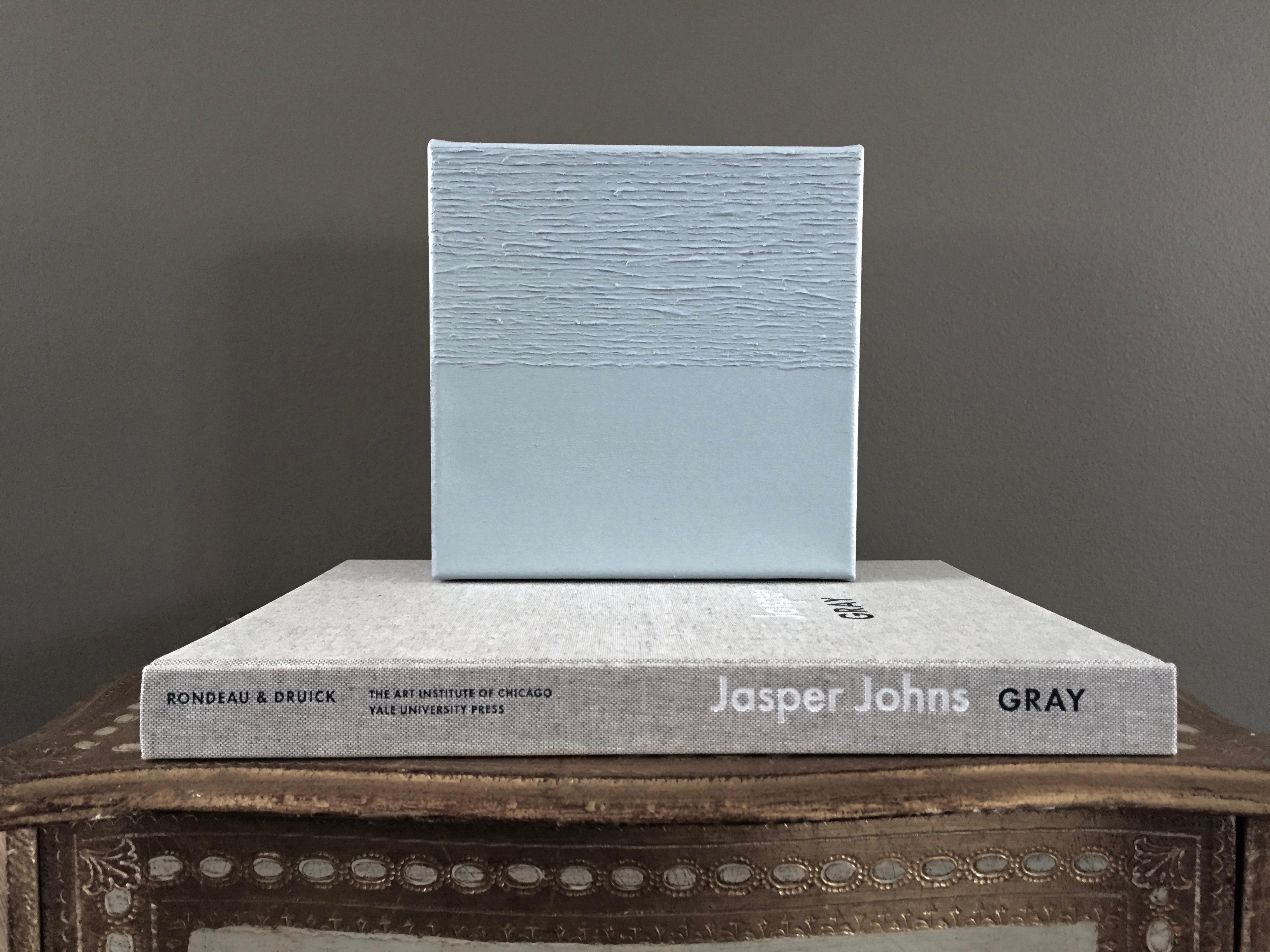 Just Blue - Pittura astratta minimale su tela 