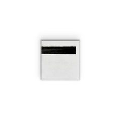More Or Less #1 - 6"x6", Black And White, Modern Art, Minimal Abstract Painting