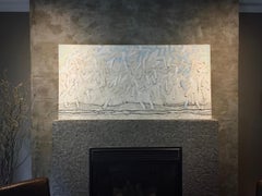 Out Of The Blue - (30"x60" - Abstract Landscape Painting)