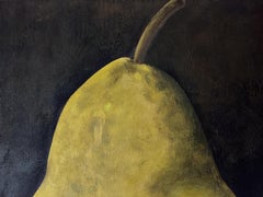 Birnenform, Stillleben, Obst, strukturierte Details, 30 x 30