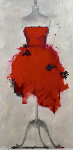 Put On A Red Dress And Make Yourself  A Drink (Dress 29) 30”x60”
