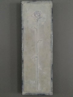 Stop And Smell The Rose - 10"x30", Flower, Floral, Still Life Painting