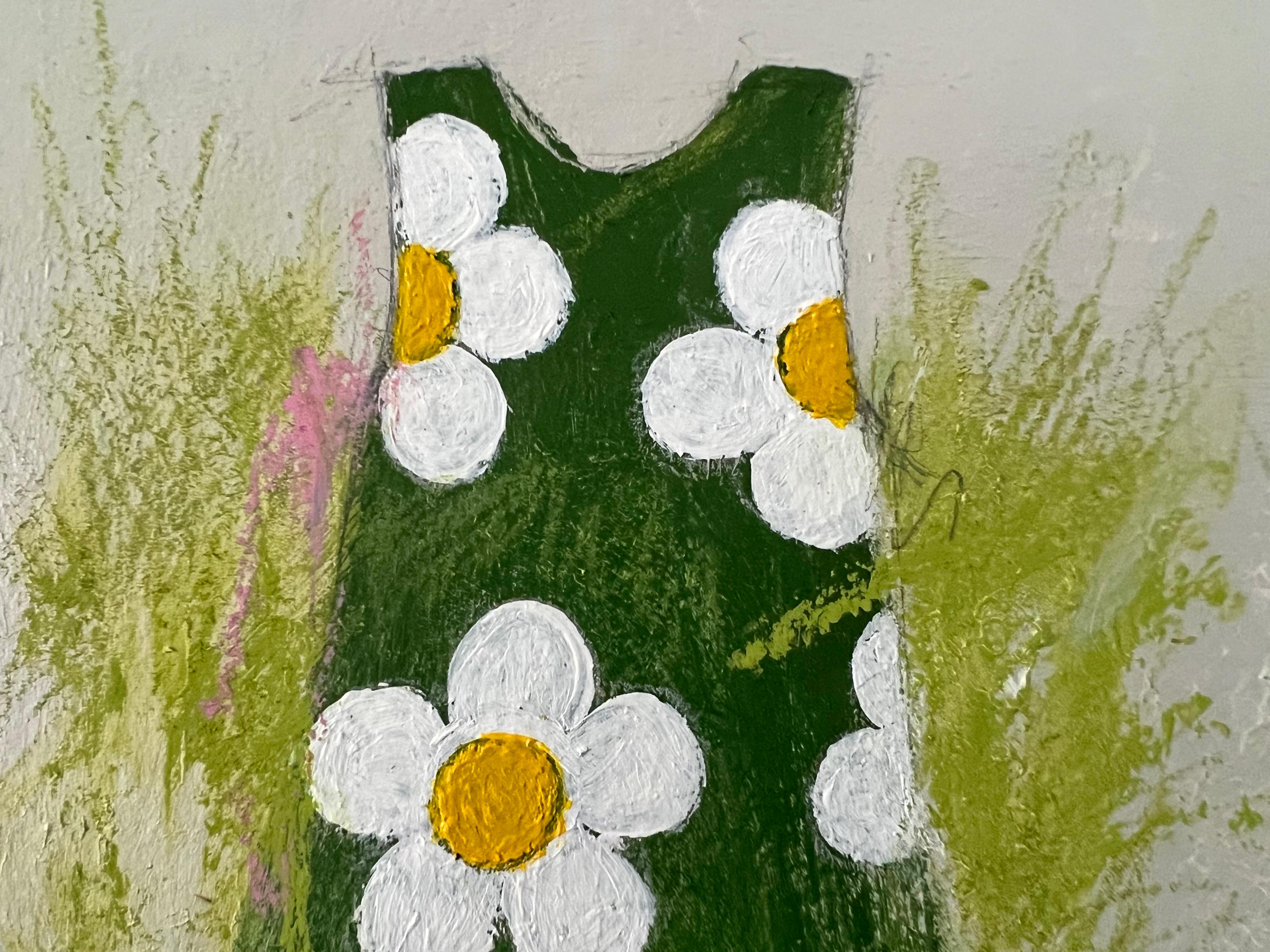 Robe d'été à fleurs vertes et blanches, 9