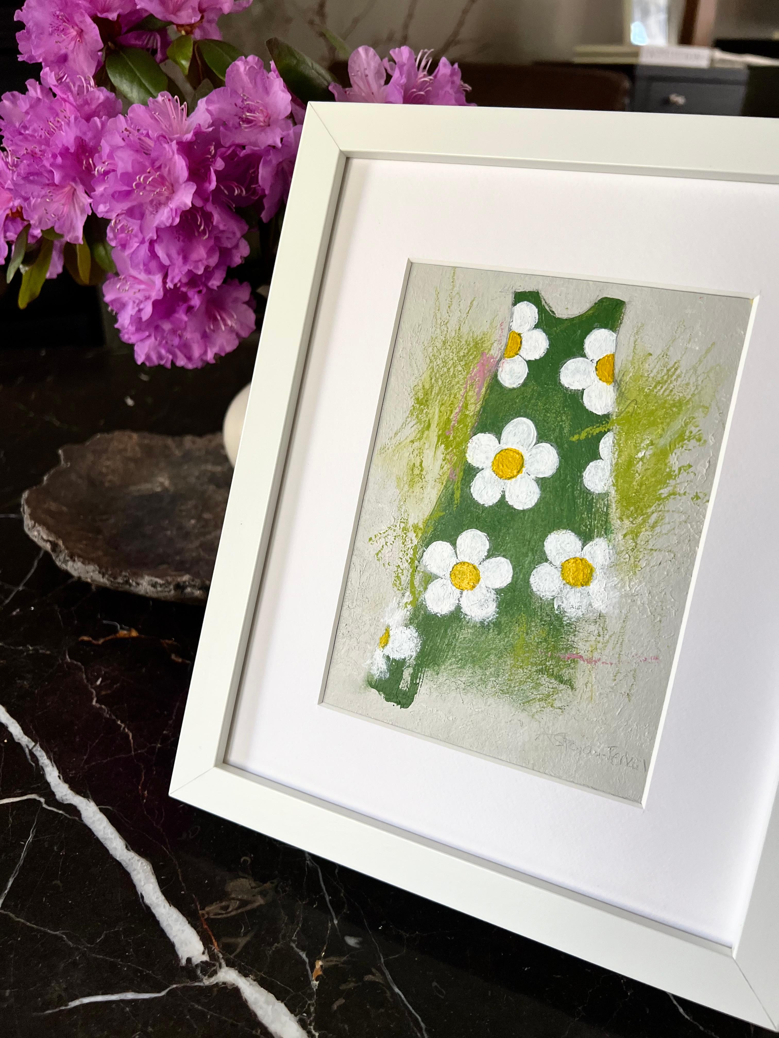 Robe d'été à fleurs vertes et blanches, 9