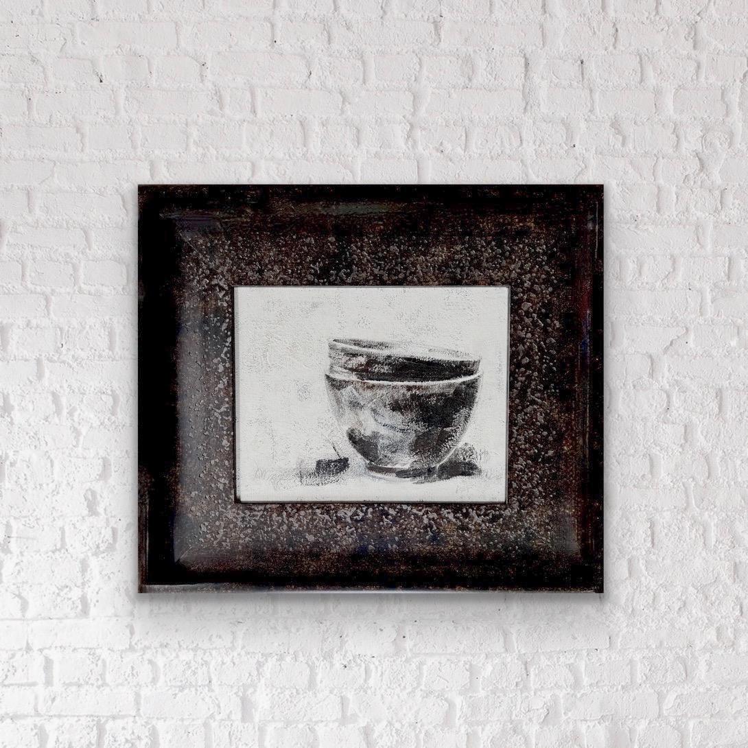 This still life painting captures the simplicity of the bowl, an everyday object with the ability of representing a story. Emphasis is placed on composition with the use of positive and negative space. Layers of acrylic paint and loose brush stokes