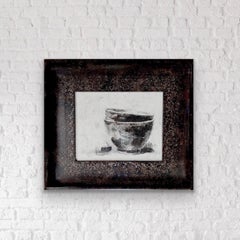 Super Bowl 2 - (16.5 "x14.5" - Gerahmt, Stillleben, Braun, Schwarz, Weiß)