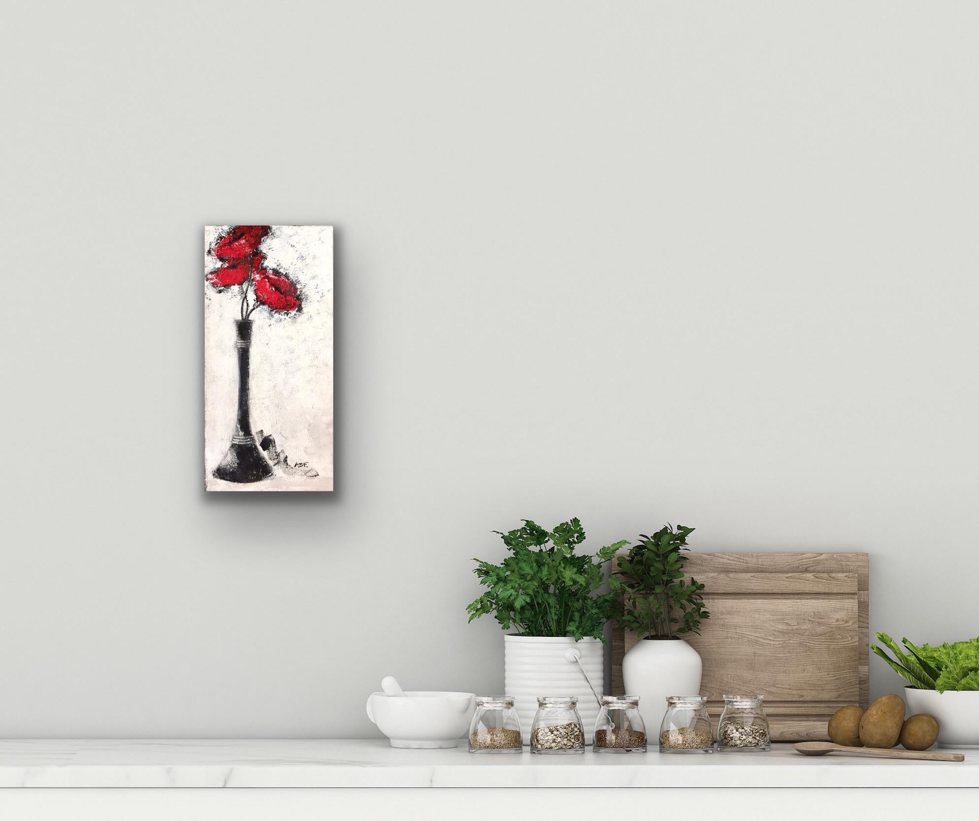 Three Red Poppies 6