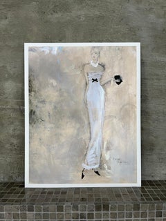 Colours Of The Night #1, 11"x14", Mode-Kunstdruck, Figurative, Frau