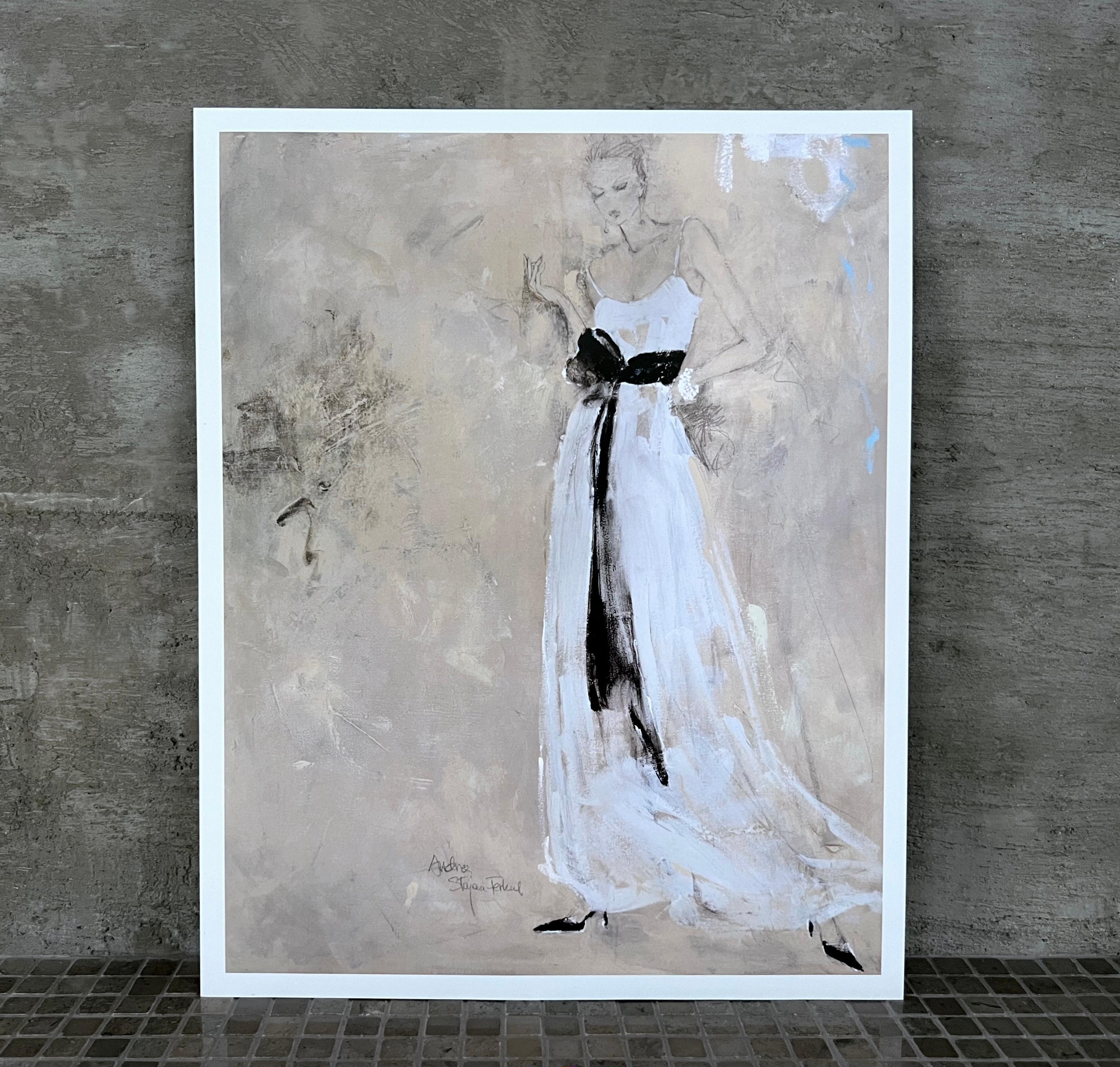 Colours Of The Night #3 and #4: This pair of figurative art prints on paper capture the essence of timeless style. A neutral, atmospheric background evokes an evening-like ambiance. Add a sense of quiet sophistication to your space with this pair of