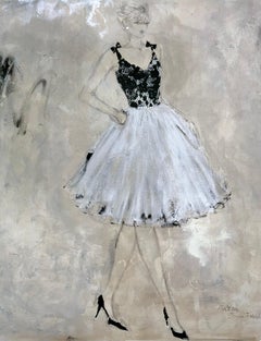 Colours Of The Night #2, 11"x14", Fashion Art Print, Figurative, Woman