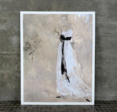 Colori della notte #3, 11 "x14", Stampa d'arte sulla moda, Figurativa, Donna