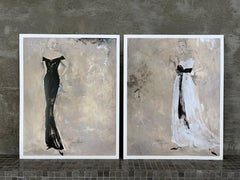 Colours Of The Night #3 + #4, 2 Art Prints, 11"x14" Ea, Beige, Figurative, Women