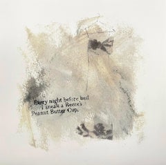 Every Night Before Bed - 6"x6", Giclée Art Print, Chocolate, Peanut Butter Cup