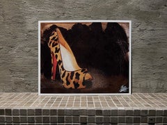 If The Shoe Fits #3 - 8"x10", Art Print On Paper, Woman's Leopard Print Shoe
