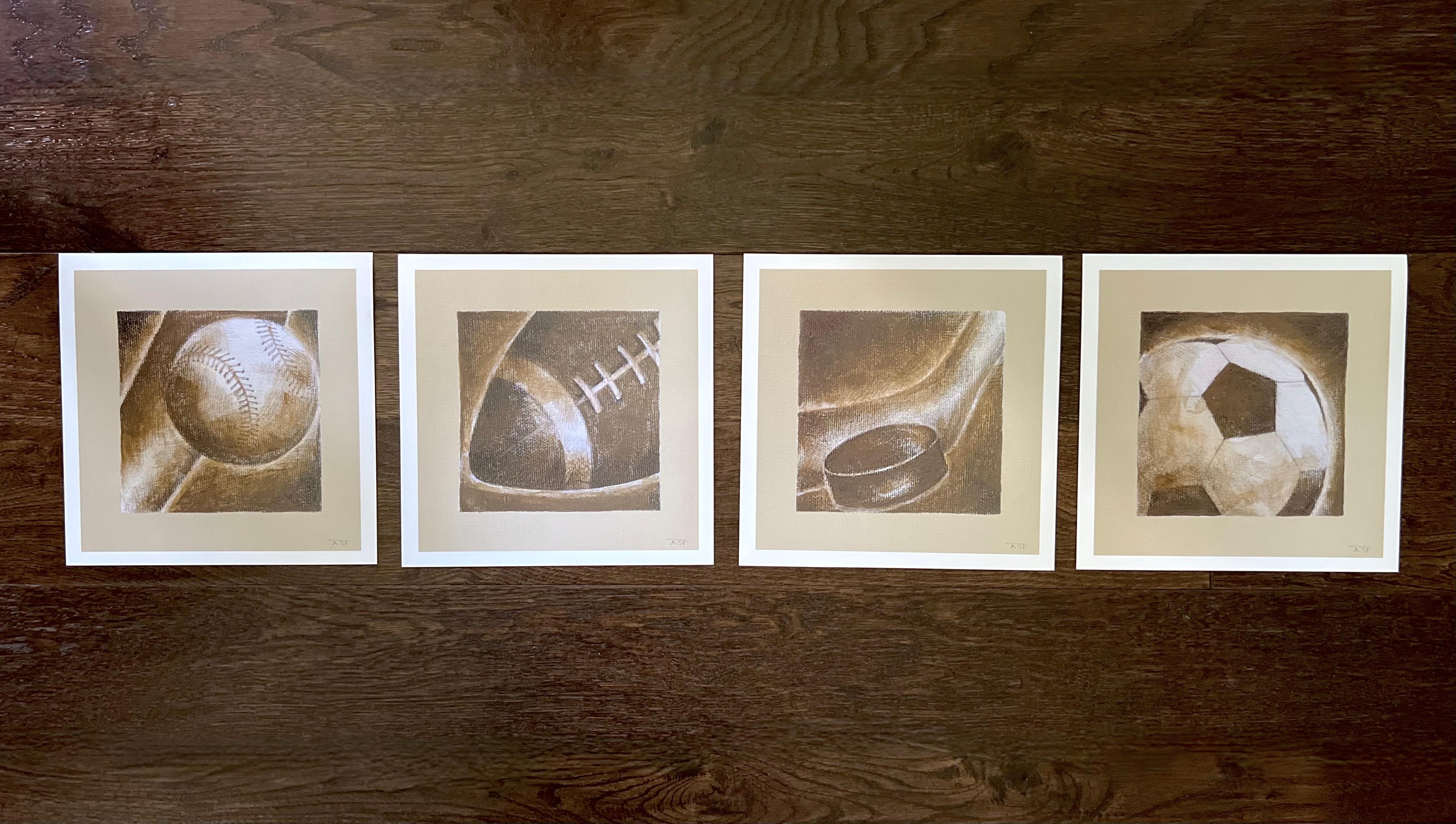 Esta impresión artística en papel reciclado presenta una imagen de béisbol para los amantes del deporte. Su estética contemporánea y atemporal la hace perfecta para una habitación infantil o una sala de deportes. Firmado a mano en el reverso. Éste