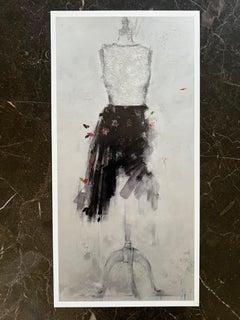 Untitled - 6"x12", Art Print Of Lace Dress, Art Reproduction on Photo Paper