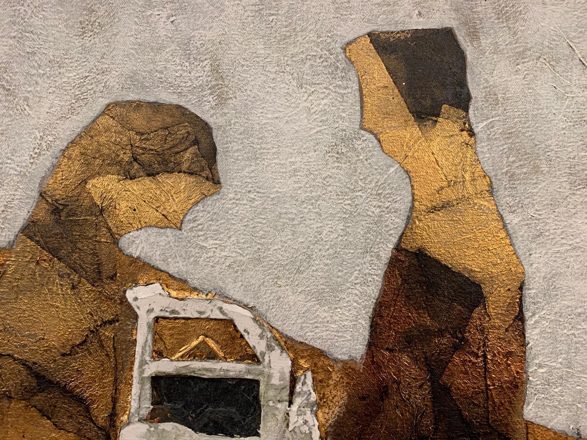 Among The Etruscan Ruins - Andrea Stella- Figurative Painting - Mixed Media For Sale 3