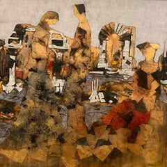 Among The Etruscan Ruins - Andrea Stella- Figurative Painting - Mixed Media