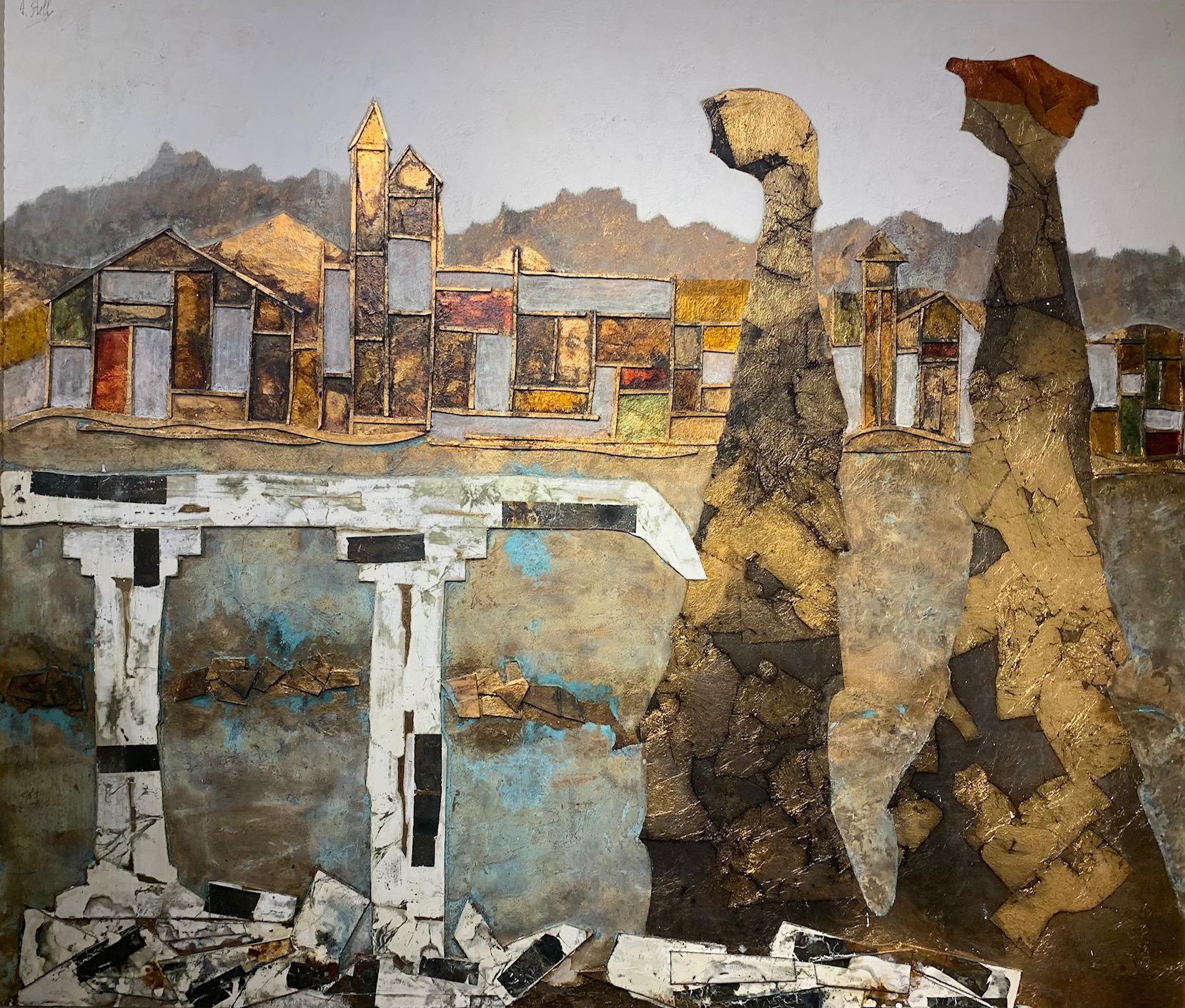 Andrea Stella (1950-2019).
The child of Greek immigrants raised in Italy, Andrea was destined to create.

His first concentration in the art world was antique woodworking, which lead to pursuits through various mediums, eventually landing on a very