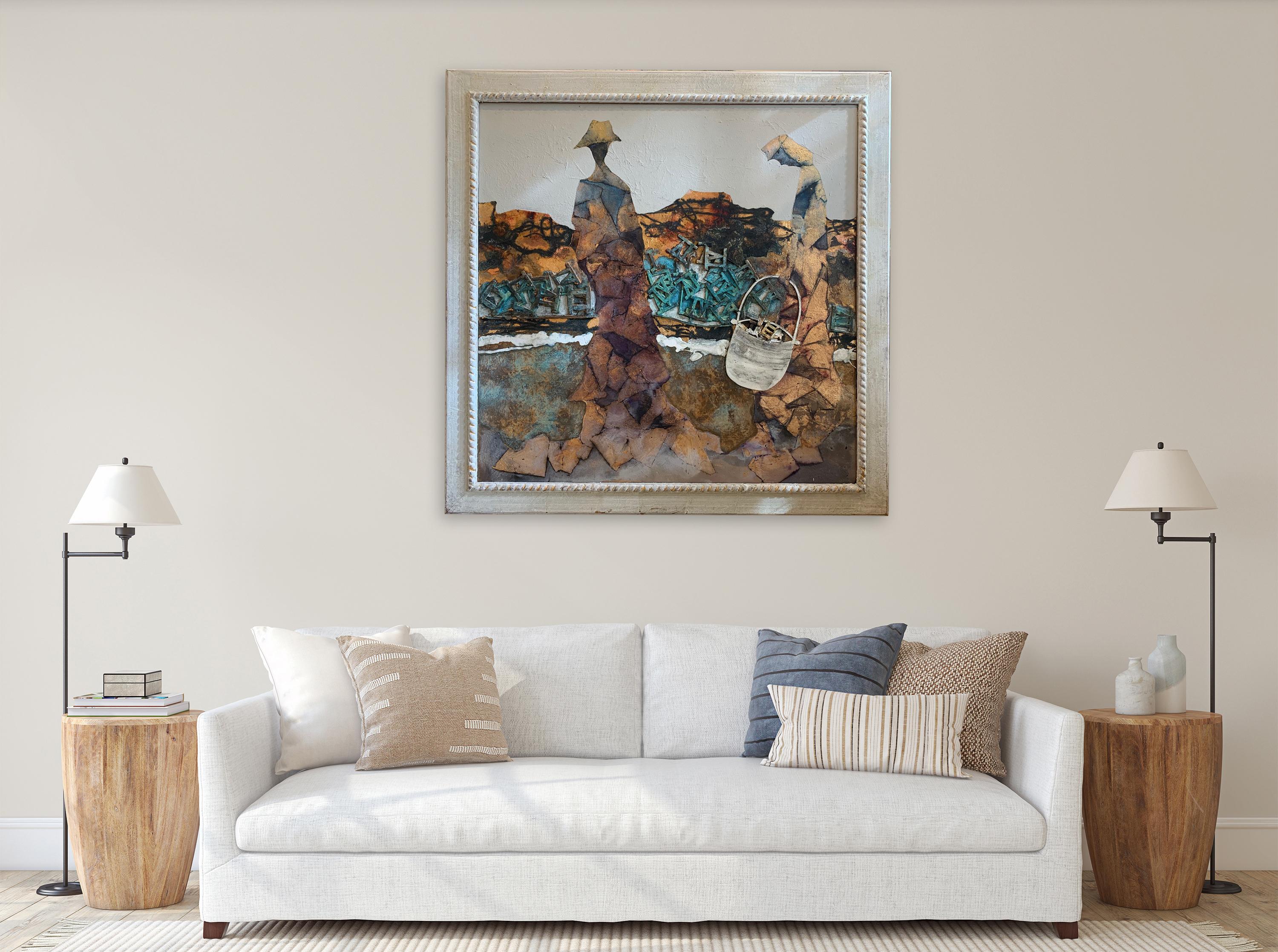 In The Toscana Seine - Andrea Stella- Pittura astratta figurativa-Mixed Media - Mixed Media Art Contemporaneo di ANDREA STELLA