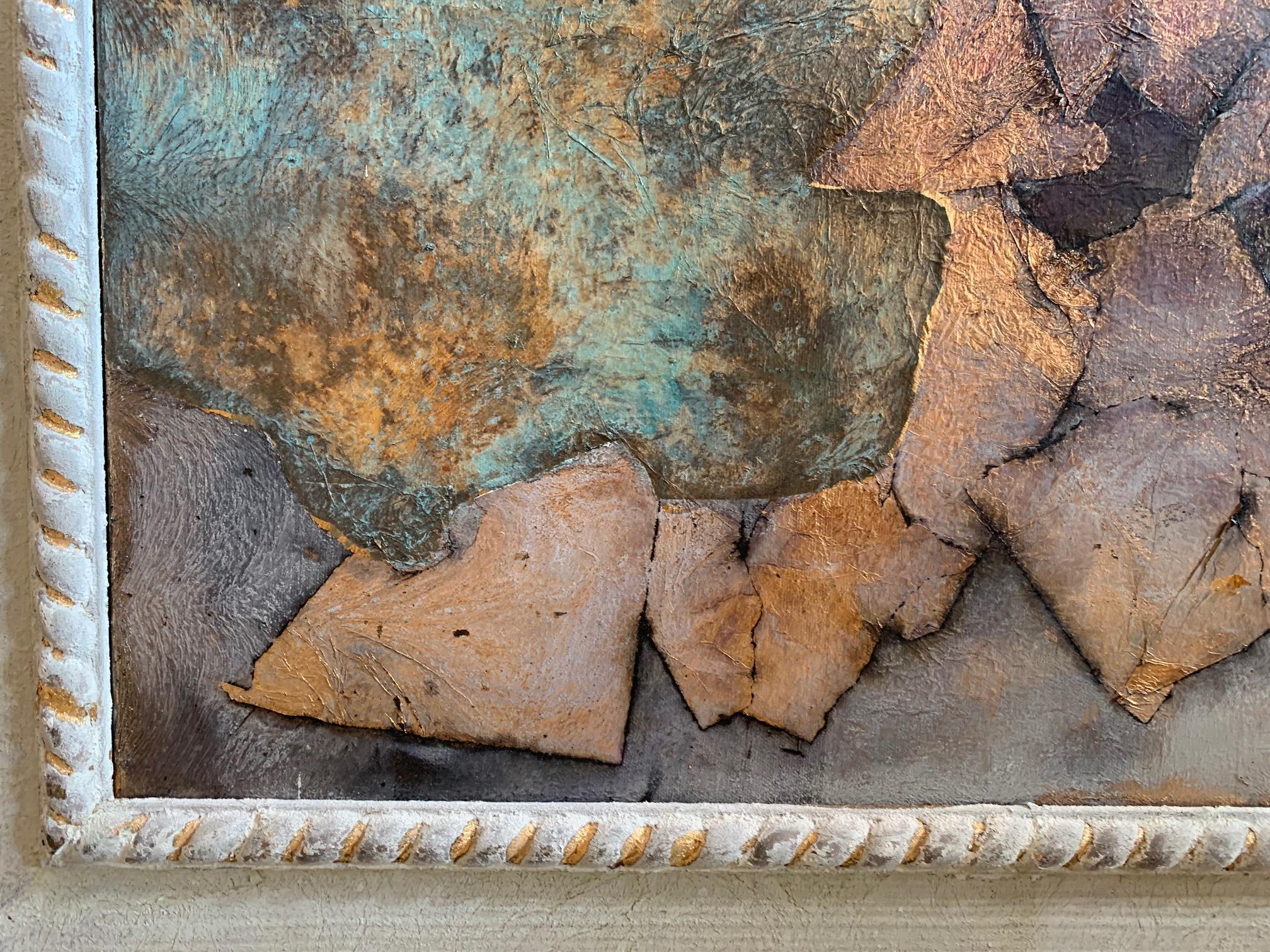 In The Toscana Seine - Andrea Stella- Pittura astratta figurativa-Mixed Media 2