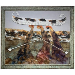 Rowing Machines - Andrea Stella- Figurative Painting - Mixed Media