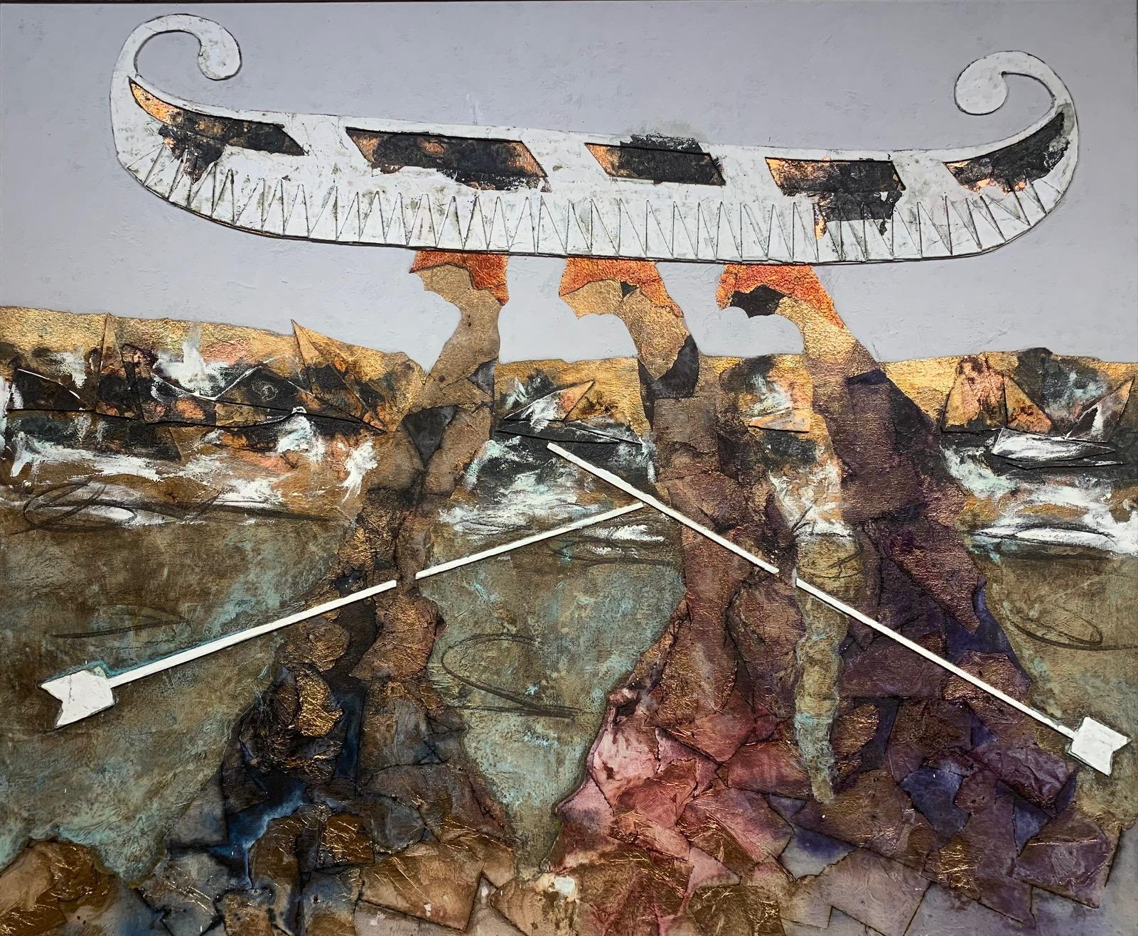 The Row - Andrea Stella- Pittura figurativa - Tecnica mista - Mixed Media Art di ANDREA STELLA