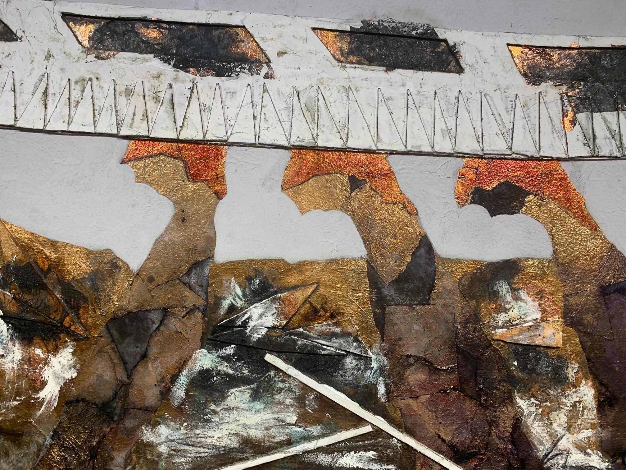 The Row - Andrea Stella- Pittura figurativa - Tecnica mista - Mixed Media Art Contemporaneo di ANDREA STELLA