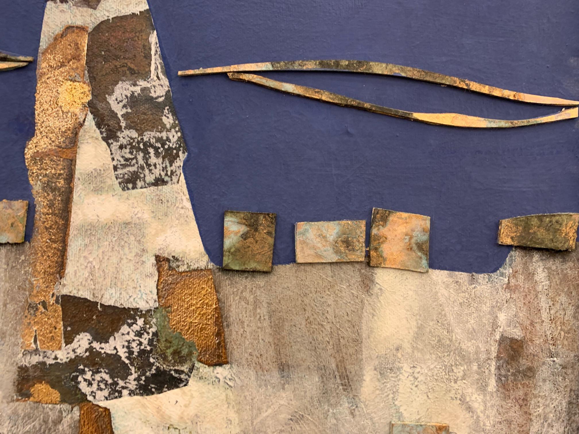 The Hiker-Andrea Stella-Figurative Abstract Painting-Mixed Media im Angebot 2