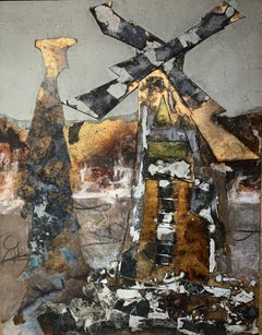 El Hombre Del Molino - Andrea Stella- Pintura Figurativa - Técnica Mixta