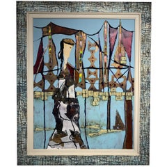 La Musa della Baia - Andrea Stella- Pittura Figurativa-Mixed Media