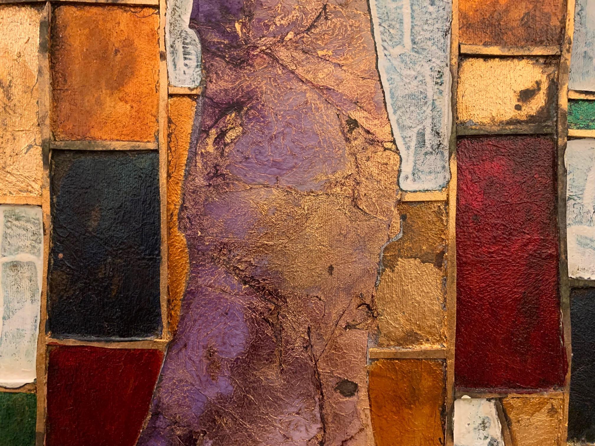 The Underground - Peinture abstraite figurative d'Andrea Stella - Techniques mixtes en vente 2