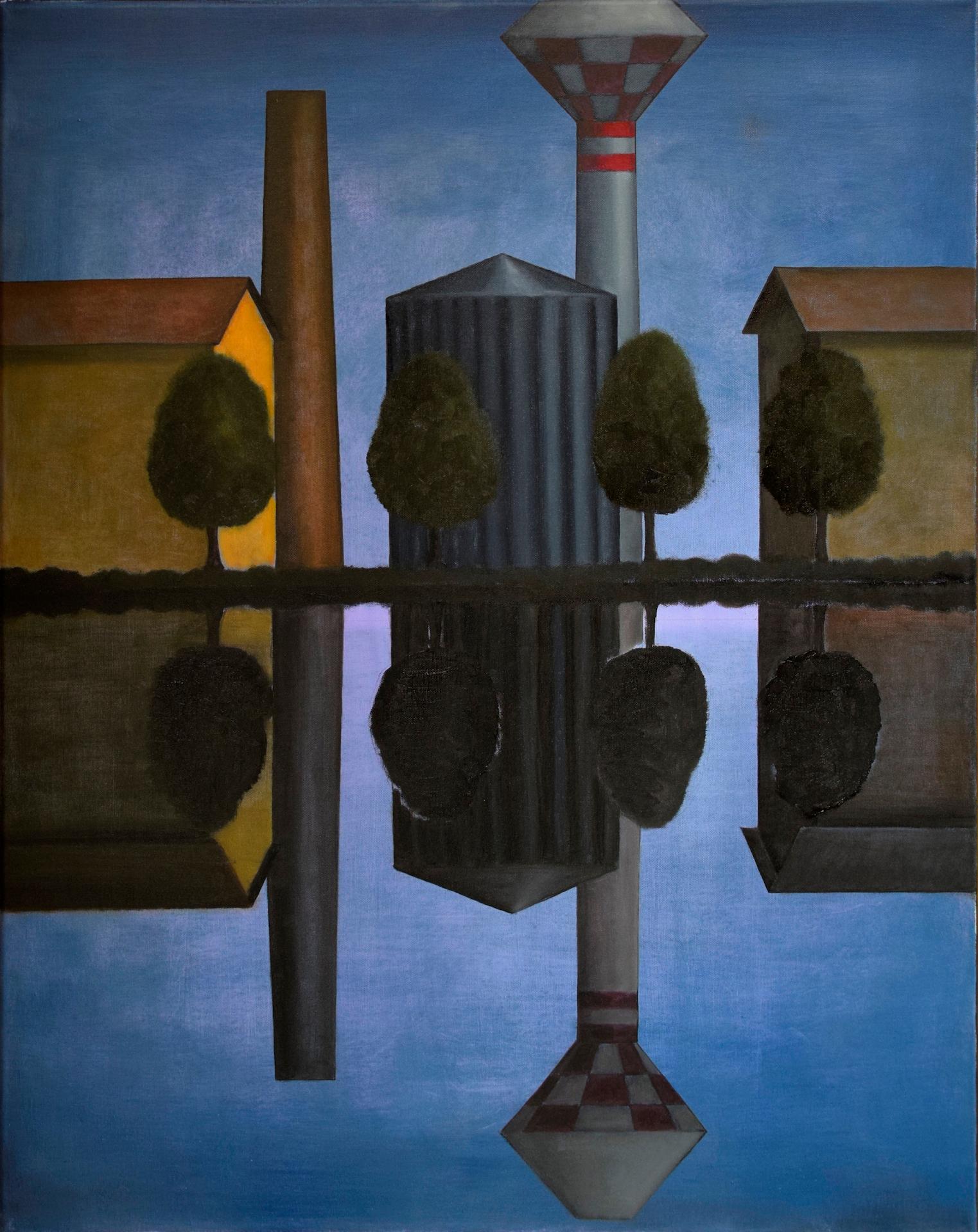Olio su tela 

Andrea Vandoni è un artista italiano nato nel 1972 che vive e lavora a Novara. L'artista ha studiato e si è formata presso la Scuola degli Archeologi e la Scuola del Nudo dell'Academy Arts di Brera a Milano, Italia. La sua ricerca e