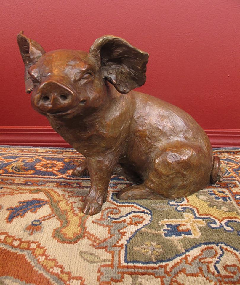 Andrea Wilkinson Figurative Sculpture - Hammish