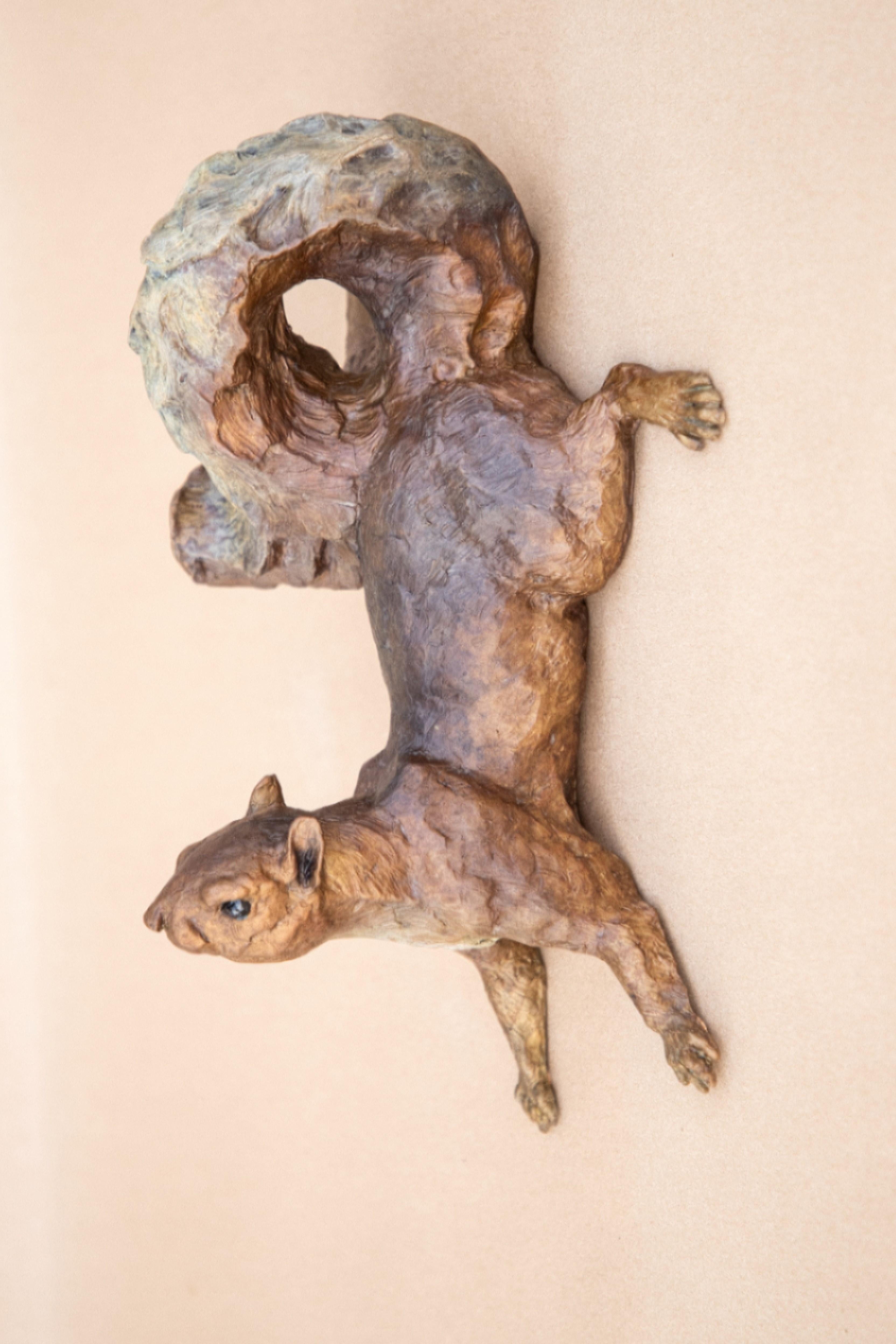 You Lookin' At Me? - Realist Sculpture by Andrea Wilkinson