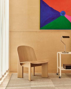Andreas Bergsaker Chisel Lounge Chair - Lacquered Oak for Hay