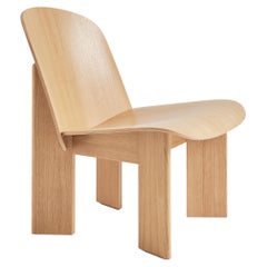 Silla Chisel Lounge Andreas Bergsaker - Roble lacado para Hay