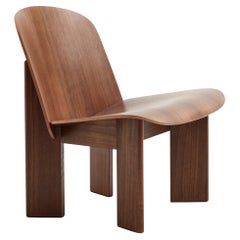 Andreas Bergsaker Chisel Lounge Chair - Noce laccato per Hay