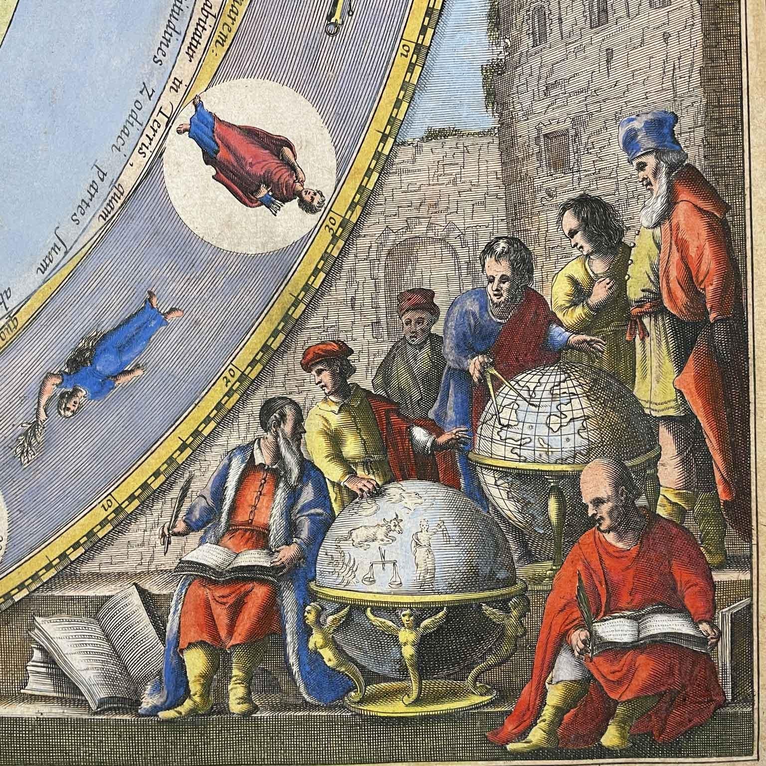 Coppia di Mappe Celesti  XVIII Secolo da Harmonia Macrocosmica Set di Due in vendita 8