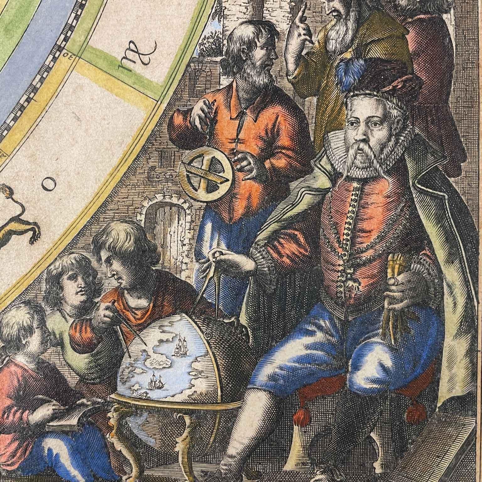 Coppia di Mappe Celesti  XVIII Secolo da Harmonia Macrocosmica Set di Due in vendita 2