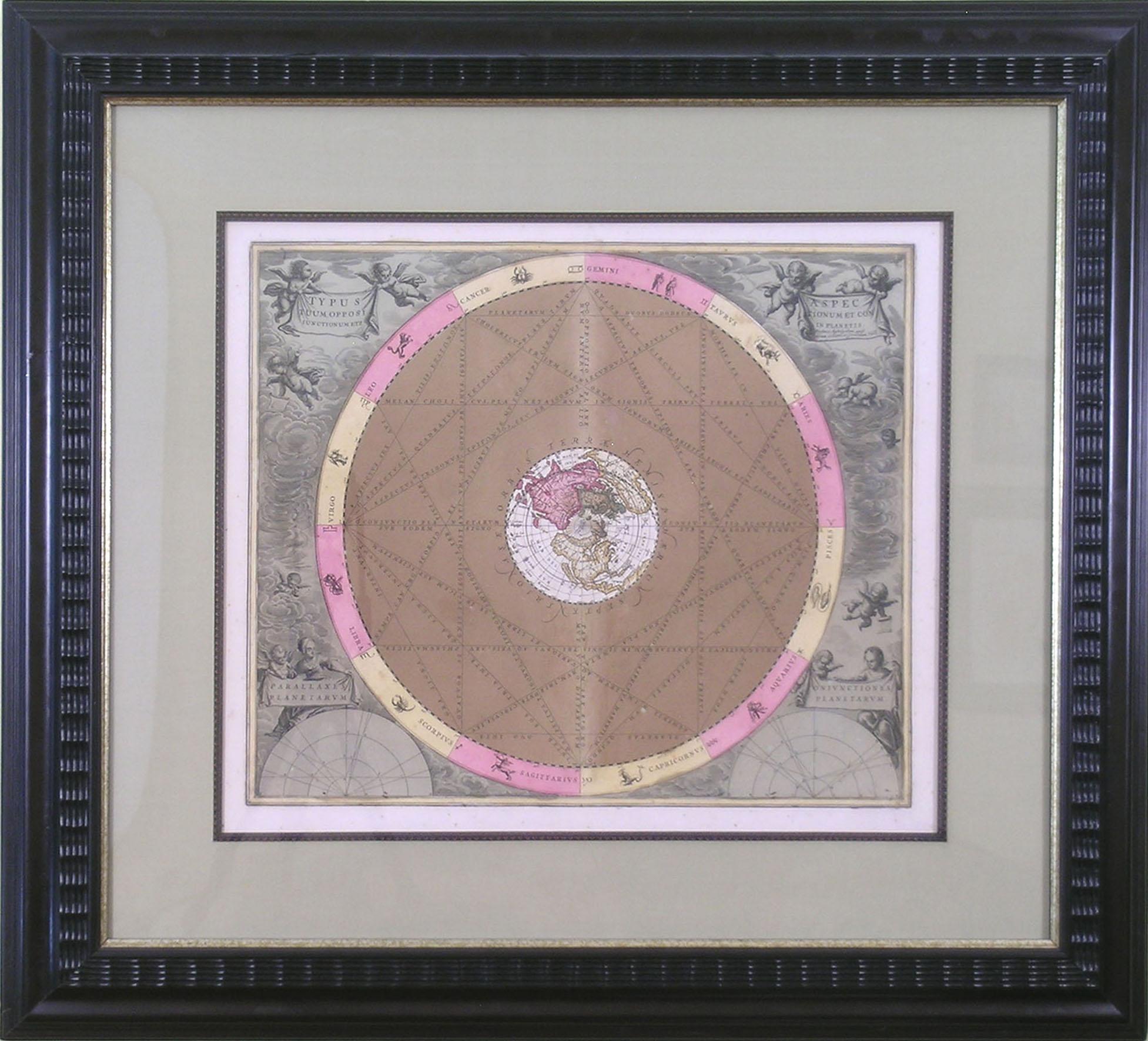 ANDREAS CELLARIUS. (1596-1665)
HARMONIA  MACROCOSMICA.
(Celestial Atlas of Harmony).
Published by Gerad Valk and Pieter Schenck.
Amsterdam, 1708.
Engravings with original hand-color.
24.25” x 20.25”.
29 plates.

	When you wish upon a star….