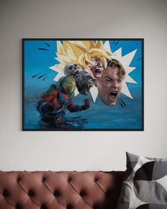 "Make Use of Your Anger" (2024) Contemporary Surrealist Oil Painting