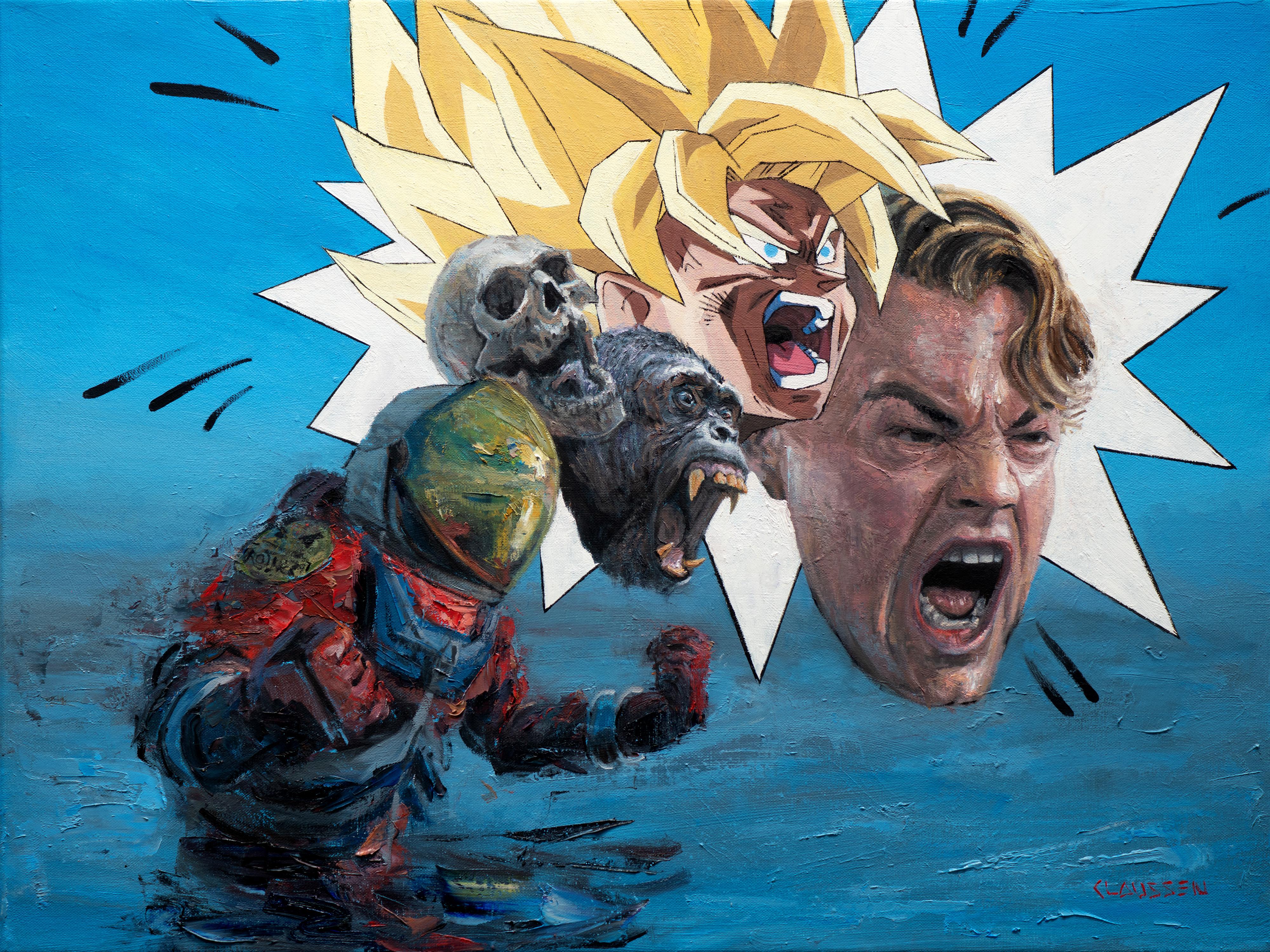 "Make Use of Your Anger" (2024) Contemporary Surrealist Oil Painting