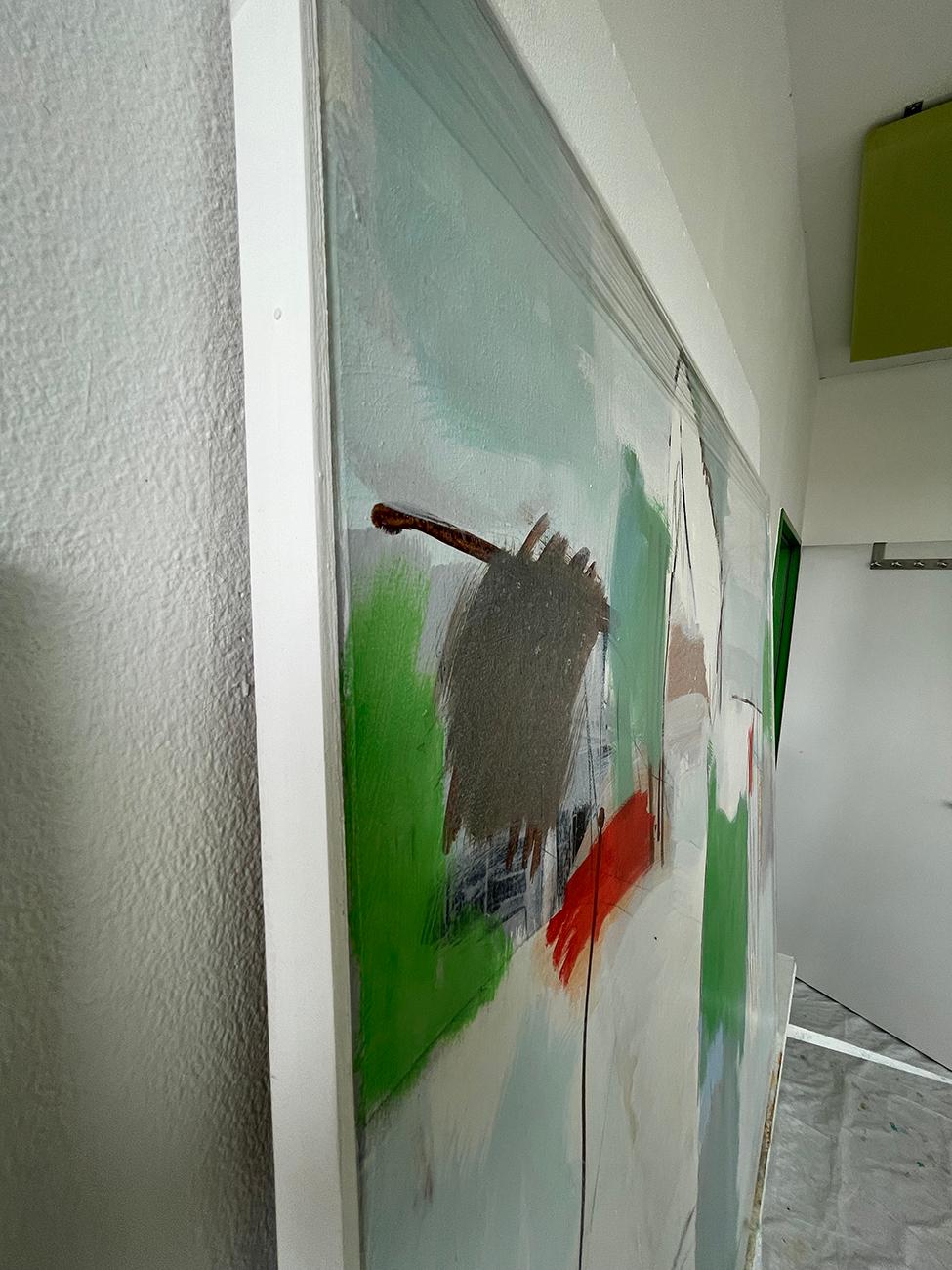 Akzentuiert (Pittura astratta) - Painting Astratto di Andreas Durrer
